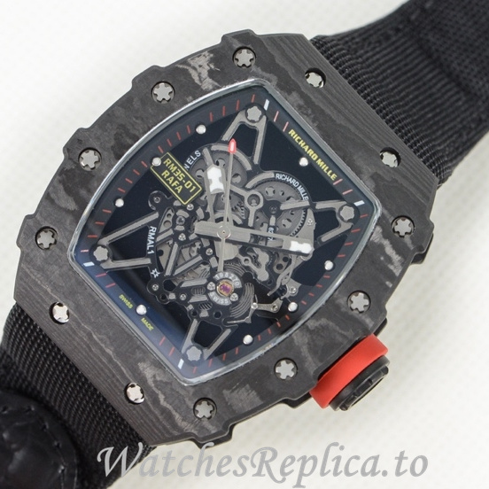Richard Mille Replica RM35-01 Canvas strap 50MM - WatchesReplica.is