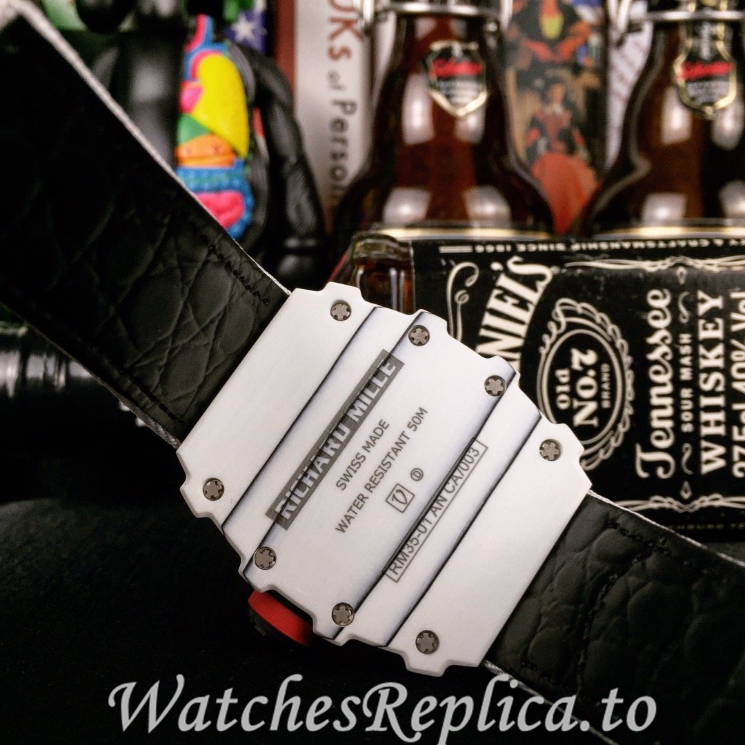 Richard Mille Replica RM35-01 Canvas strap 50MM - WatchesReplica.is