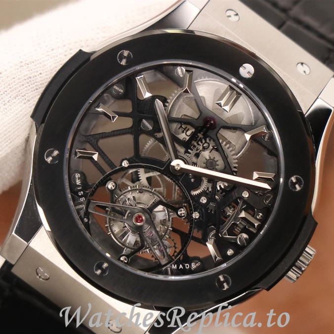 Hublot Replica Classic Fusion Series Leather strap 45MM - WatchesReplica.is
