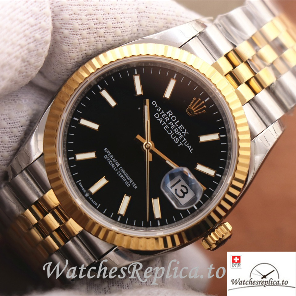 Swiss Rolex Datejust Replica 126233 Stainless steel strap 36MM - WatchesReplica.is
