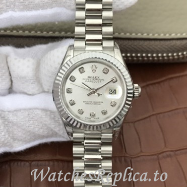 Swiss Rolex Datejust Replica 279178 Stainless steel strap 28MM - WatchesReplica.is