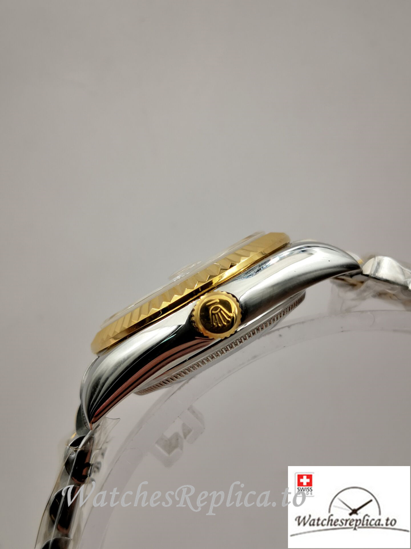 Swiss Rolex Lady Datejust Replica 178273 Yellow Gold Strap 31MM - WatchesReplica.is