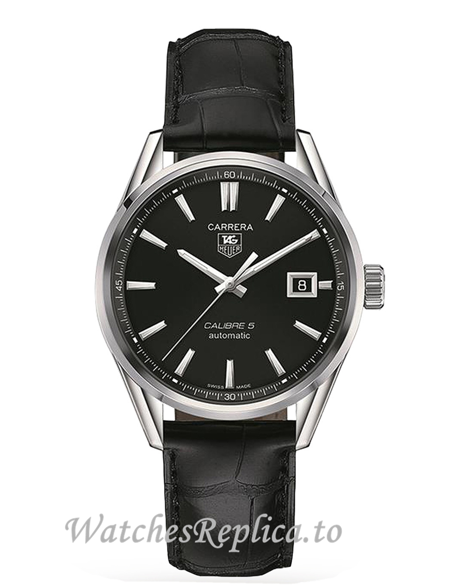 TAG Heuer Replica Carrera Calibre 5 43mm Mens Watch WAR211A.FC6180 - WatchesReplica.is