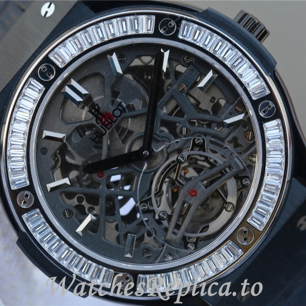 Hublot Replica HUBLOT Leather strap 42MM - WatchesReplica.is