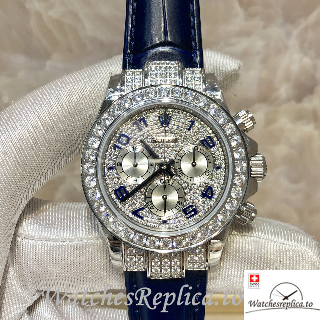 Swiss Rolex Daytona 116599 Replica Leather strap 40MM - WatchesReplica.is