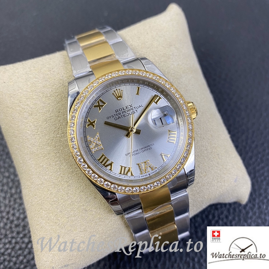 Swiss Rolex Datejust Replica 126233 Stainless steel strap 36MM - WatchesReplica.is