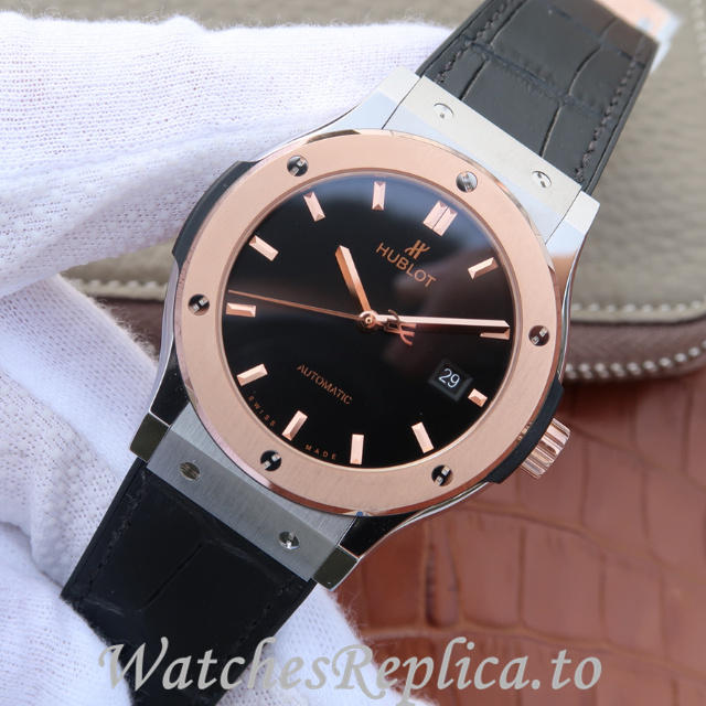 Hublot Replica 511.NX.1170.LR Leather strap 45MM - WatchesReplica.is
