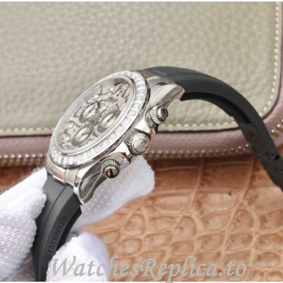 Swiss Rolex Daytona Replica 116588 Rubber strap 40MM - WatchesReplica.is