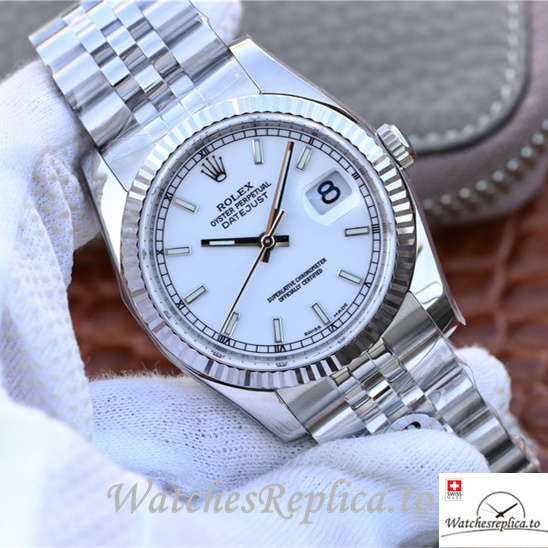 Swiss Rolex Datejust 116200-63600 Stainless steel strap 36MM - WatchesReplica.is