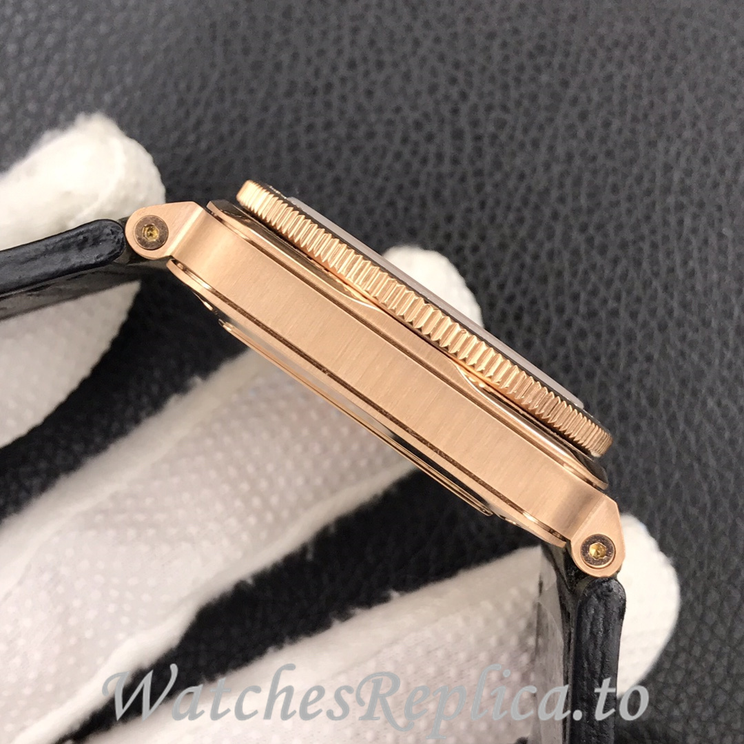 Bell Ross Replica BR 03 BR0392-D-G-BR/SCA Leather strap 42MM - WatchesReplica.is