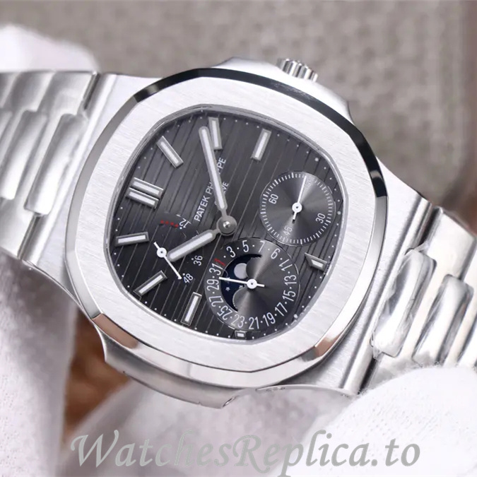 Patek Philippe Replica Nautilus 5712 Stainless steel strap 40MM - WatchesReplica.is