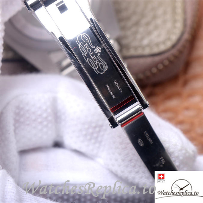 Swiss Rolex GMT-Master Replica Stainless steel strap 40MM - WatchesReplica.is