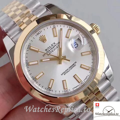 Swiss Rolex Datejust Replica 126303 Stainless steel strap 41MM - WatchesReplica.is