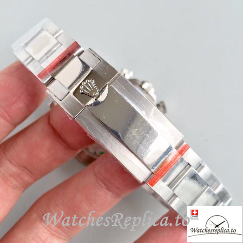 Swiss Rolex Daytona Cosmograph Replica 116520 003 Silver Strap 40MM - WatchesReplica.is