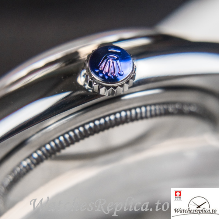 Swiss Rolex Day Date Replica Stainless steel strap 40MM - WatchesReplica.is