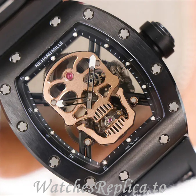 Richard Mille Replica RM52-01 Rubber strap 50MM - WatchesReplica.is