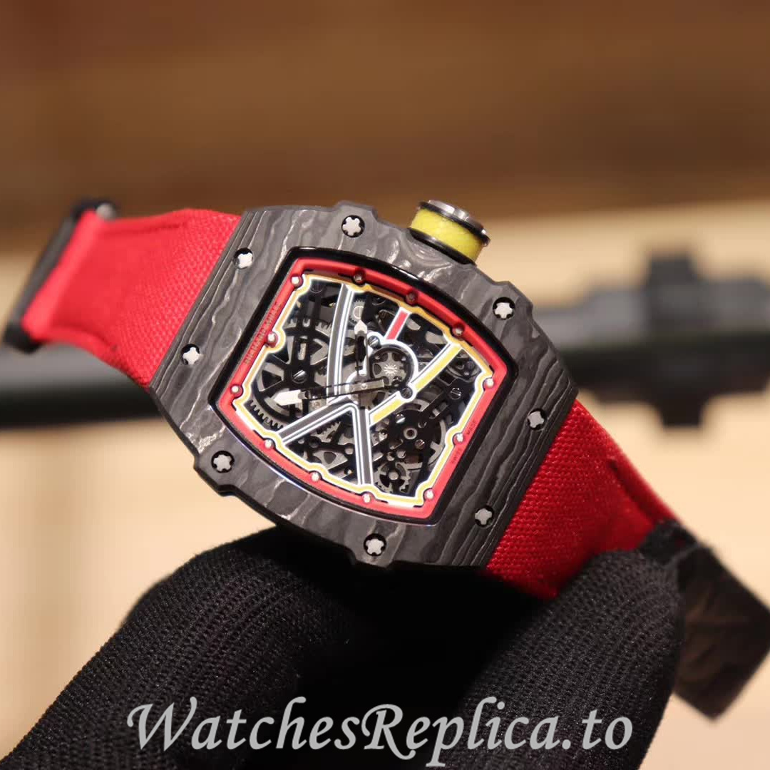 Richard Mille Replica RM67-02 Canvas strap 38.70x47.52MM - WatchesReplica.is
