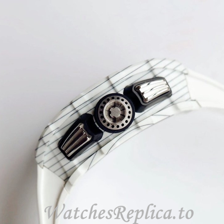 Richard Mille Replica RM011 Rubber strap 50MM - WatchesReplica.is