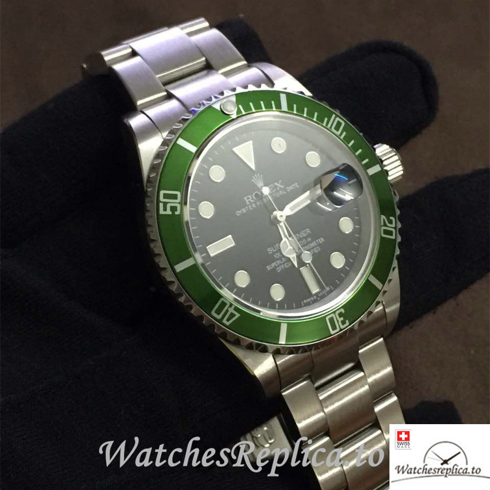 Swiss Rolex Submariner 116610LV-93250 Stainless steel strap 40MM - WatchesReplica.is