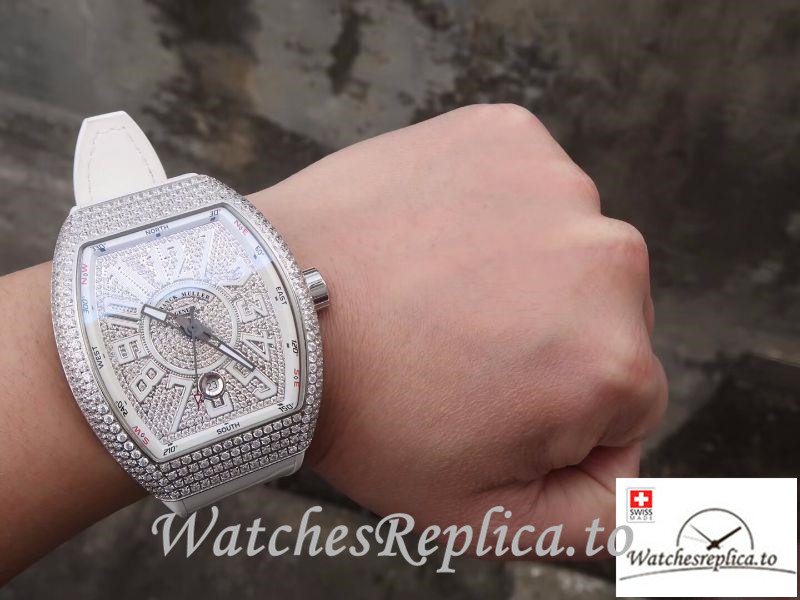 Swiss Franck Muller Vanguard Replica V45.SC.DT.D.NBR.CD.5N.NR 003 Number Markers 45MM×14MM - WatchesReplica.is