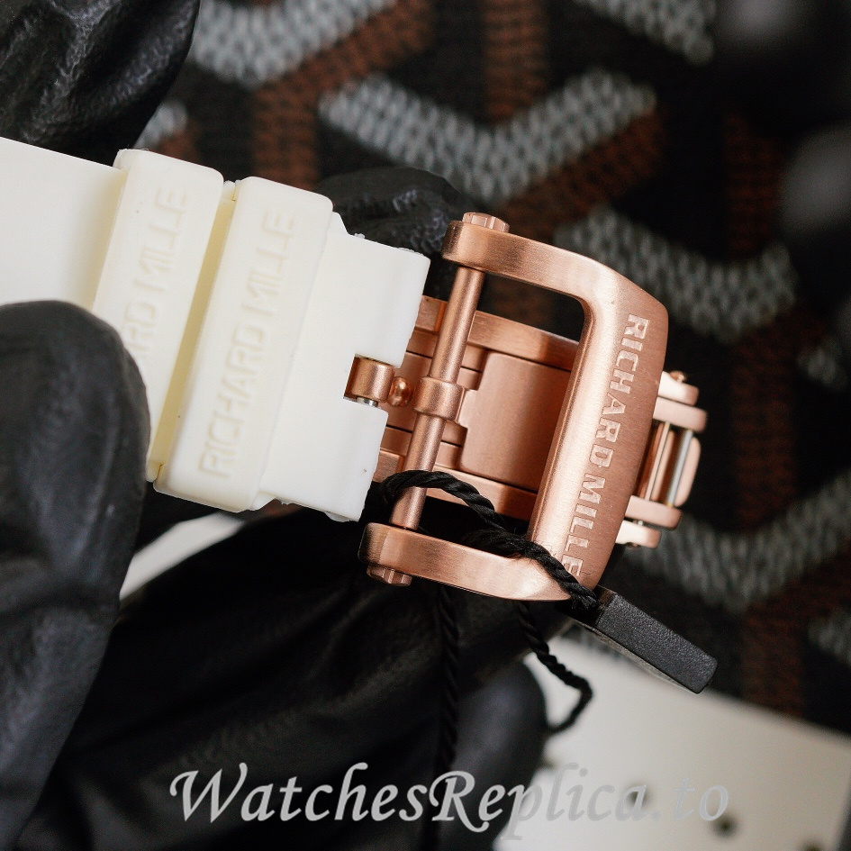Richard Mille Replica RM010 Rubber strap 49MM - WatchesReplica.is