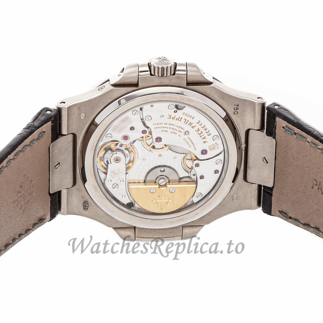 Patek Philippe Replica Nautilus Date Moon Phases 40mm 5712G-001 - WatchesReplica.is