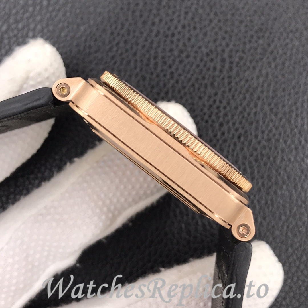 Bell Ross Replica BR 03 BR0392-D-G-BR/SCA Leather strap 42MM - WatchesReplica.is