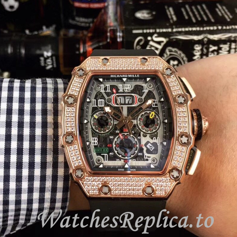 Richard Mille Replica RM11-03 Rubber strap 50MM - WatchesReplica.is