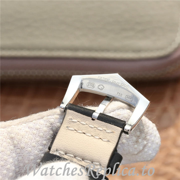 Patek Philippe Replica Calatrava 5524 Leather strap 42MM - WatchesReplica.is