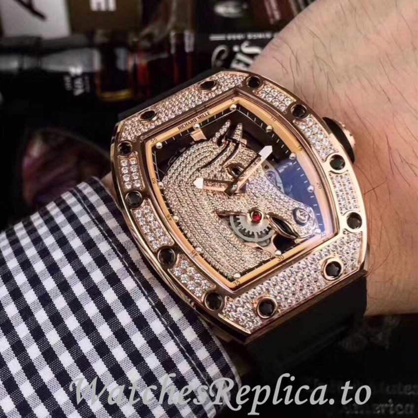 Richard Mille Replica RM52-02 Rubber strap 50MM - WatchesReplica.is