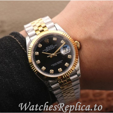 Swiss Rolex Datejust Replica 126233 Stainless steel strap 36MM - WatchesReplica.is