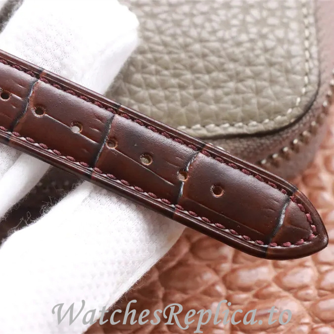 Patek Philippe Replica Calatrava 5077P-103 Leather strap 38.6MM - WatchesReplica.is