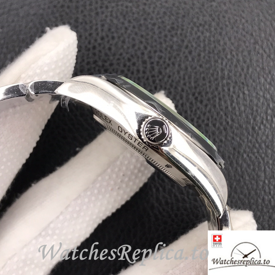 Swiss Rolex Milgauss Replica Stainless steel strap 40MM Black Dial - WatchesReplica.is