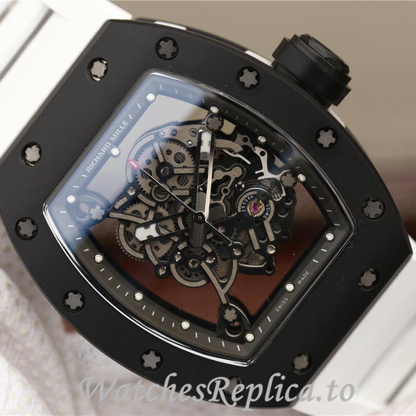 Richard Mille Replica RM055 Rubber strap 50MM - WatchesReplica.is