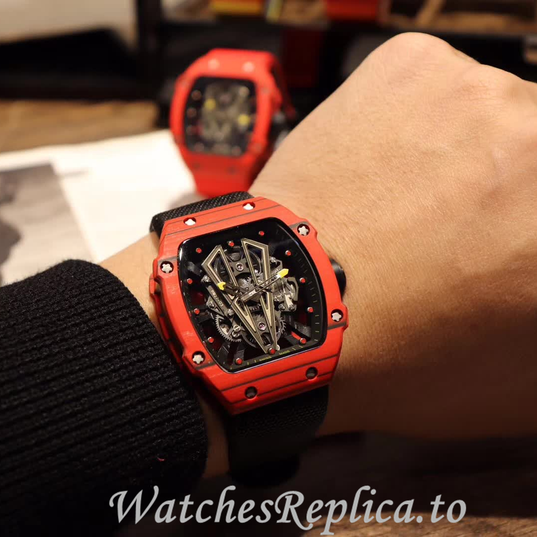 Richard Mille Replica RM27-03 Canvas strap 48MM - WatchesReplica.is
