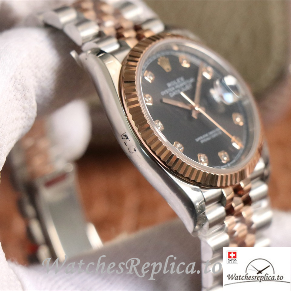 Swiss Rolex Datejust Replica 126233 Stainless steel strap 36MM - WatchesReplica.is