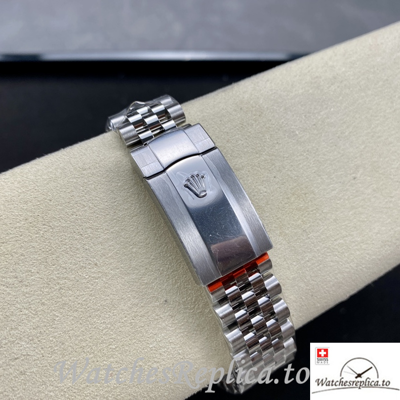 Swiss Rolex Datejust Replica 126234 Stainless steel strap 36MM Green Dial - WatchesReplica.is