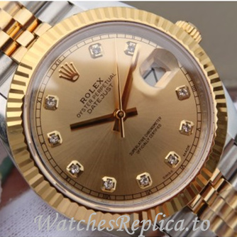 Swiss Rolex Datejust Replica 126233 Stainless steel strap 40MM - WatchesReplica.is