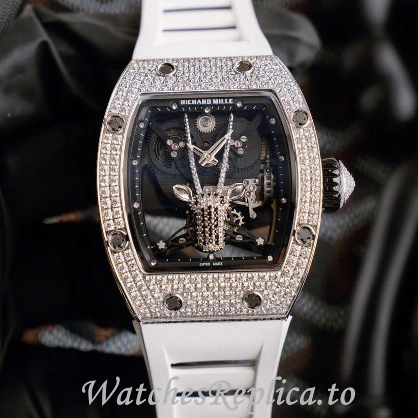 Richard Mille Replica RM53 Rubber strap 50MM - WatchesReplica.is