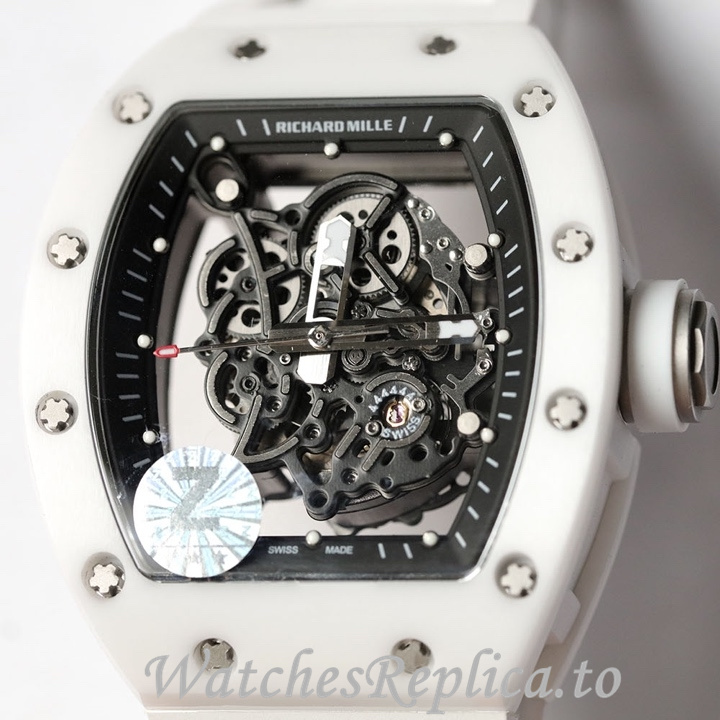 Richard Mille Replica RM055 Rubber strap 50MM - WatchesReplica.is