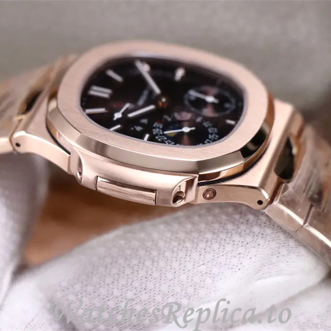Patek Philippe Replica Nautilus 5712 Stainless steel strap 40MM - WatchesReplica.is