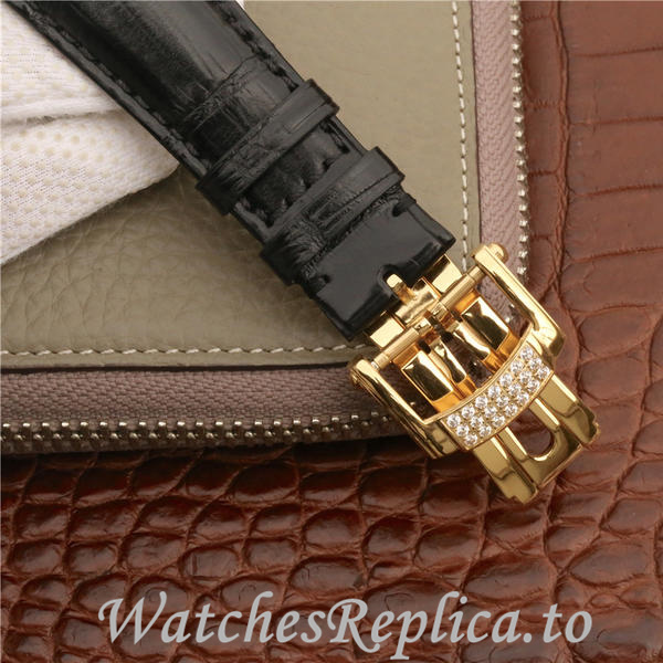 Patek Philippe Replica Nautilus Leather strap 40MM - WatchesReplica.is