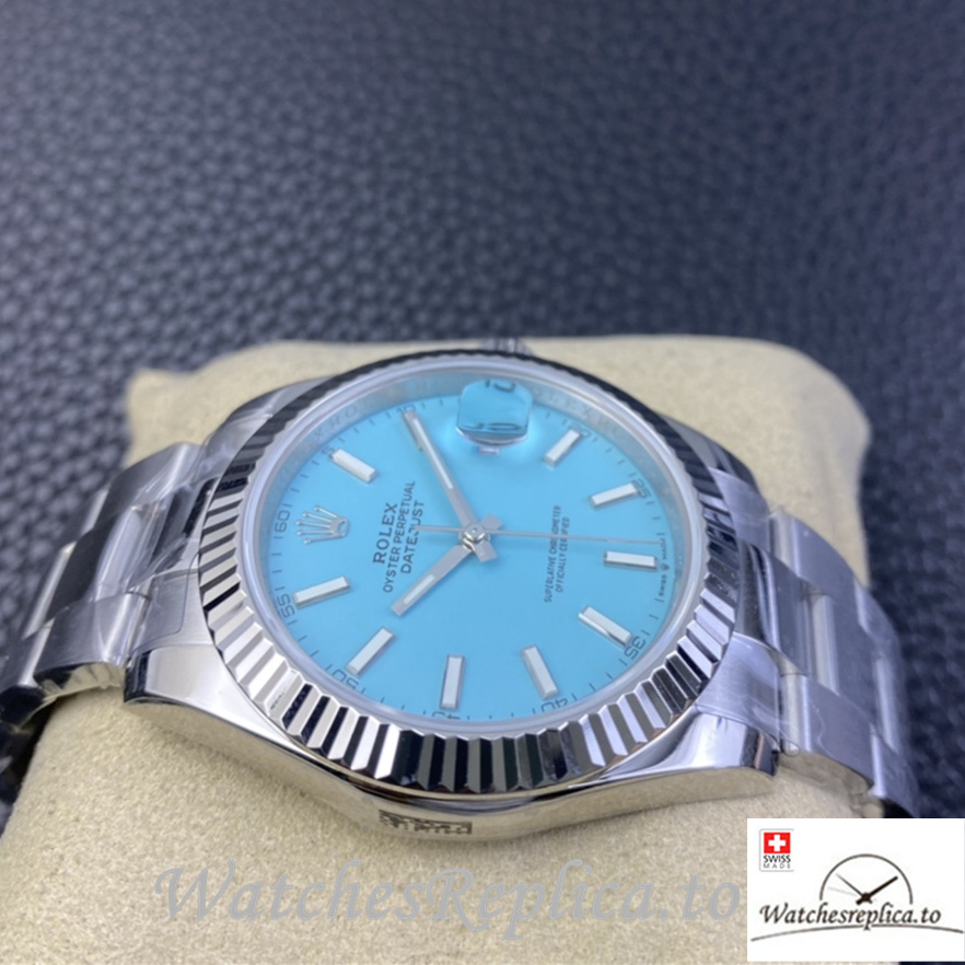 Swiss Rolex Datejust 126334 Replica Stainless steel strap 41MM - WatchesReplica.is