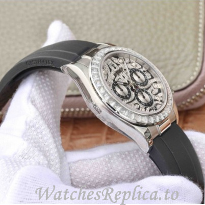 Swiss Rolex Daytona Replica 116588 Rubber strap 40MM - WatchesReplica.is