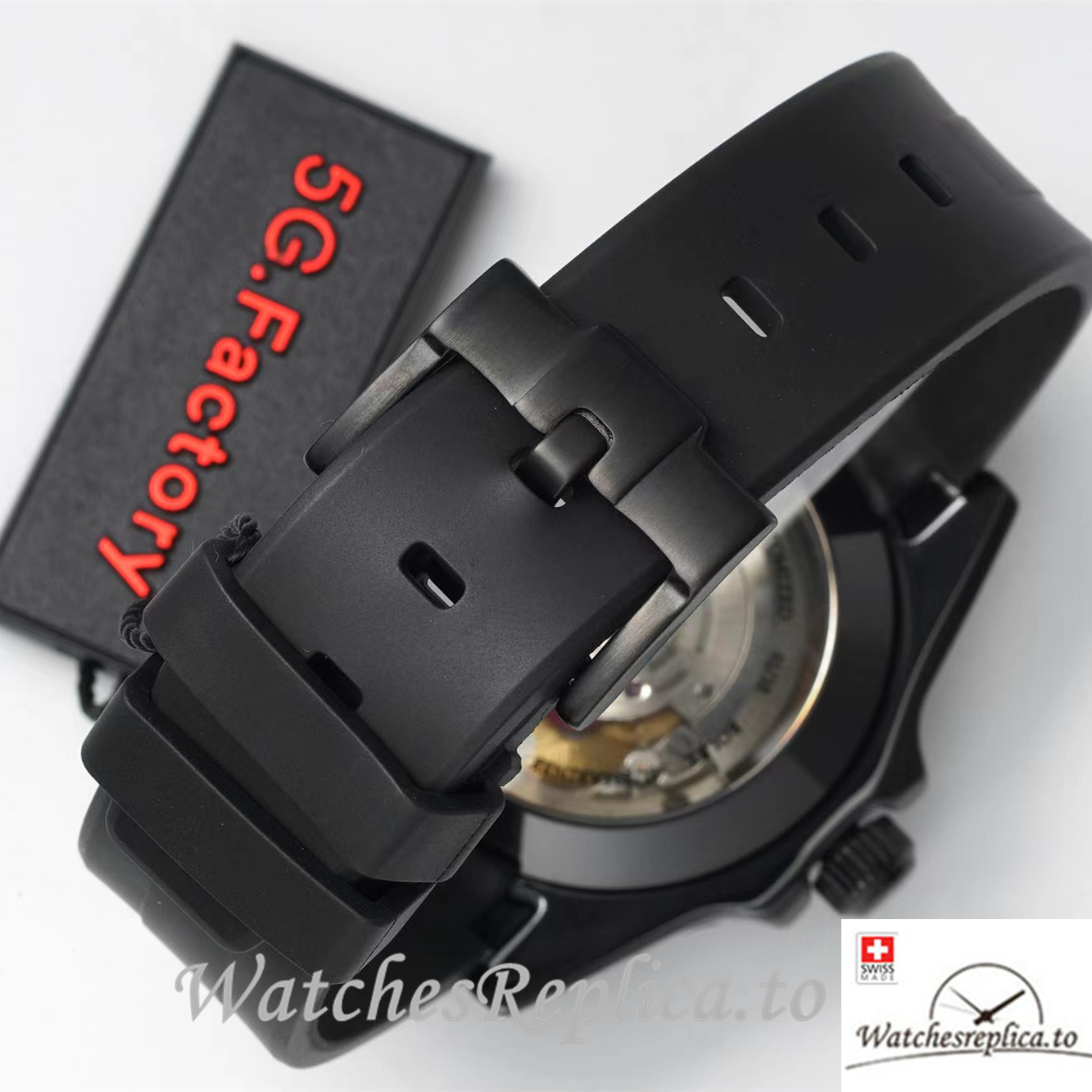 Swiss Rolex Oyster Perpetual Replica Rubber strap 40MM - WatchesReplica.is