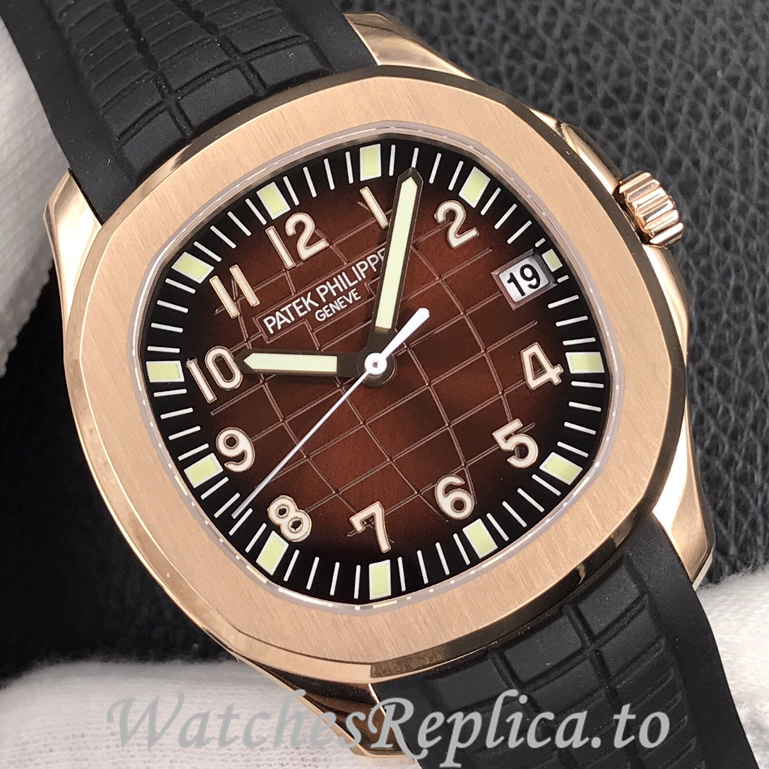 Patek Philippe Replica Aquanaut 5167 Rubber strap 40MM - WatchesReplica.is