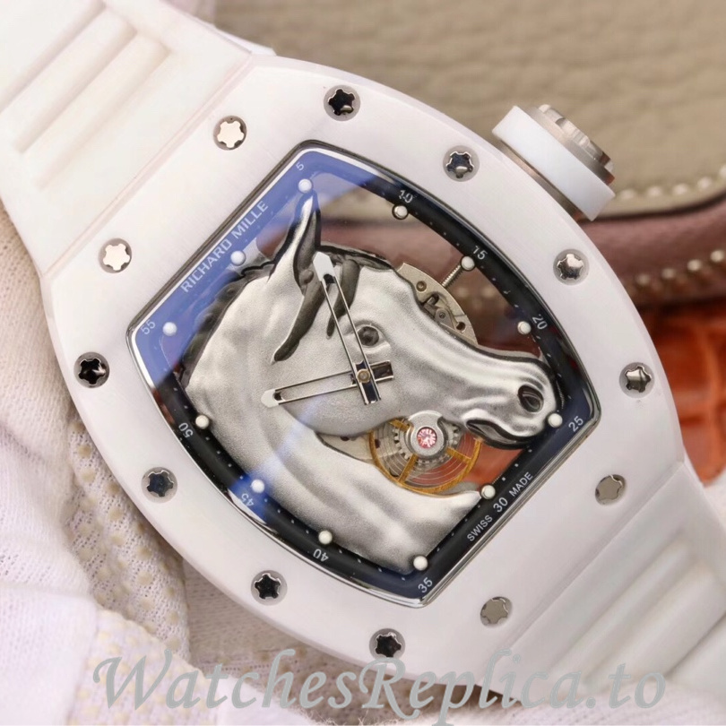 Richard Mille Replica RM52-02 Rubber strap 50MM - WatchesReplica.is