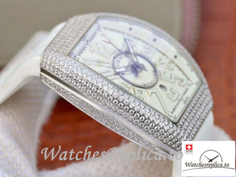 Swiss Franck Muller Vanguard Replica V45.SC.DT.D.NBR.CD.5N.NR 002 Number Markers 45MM×14MM - WatchesReplica.is