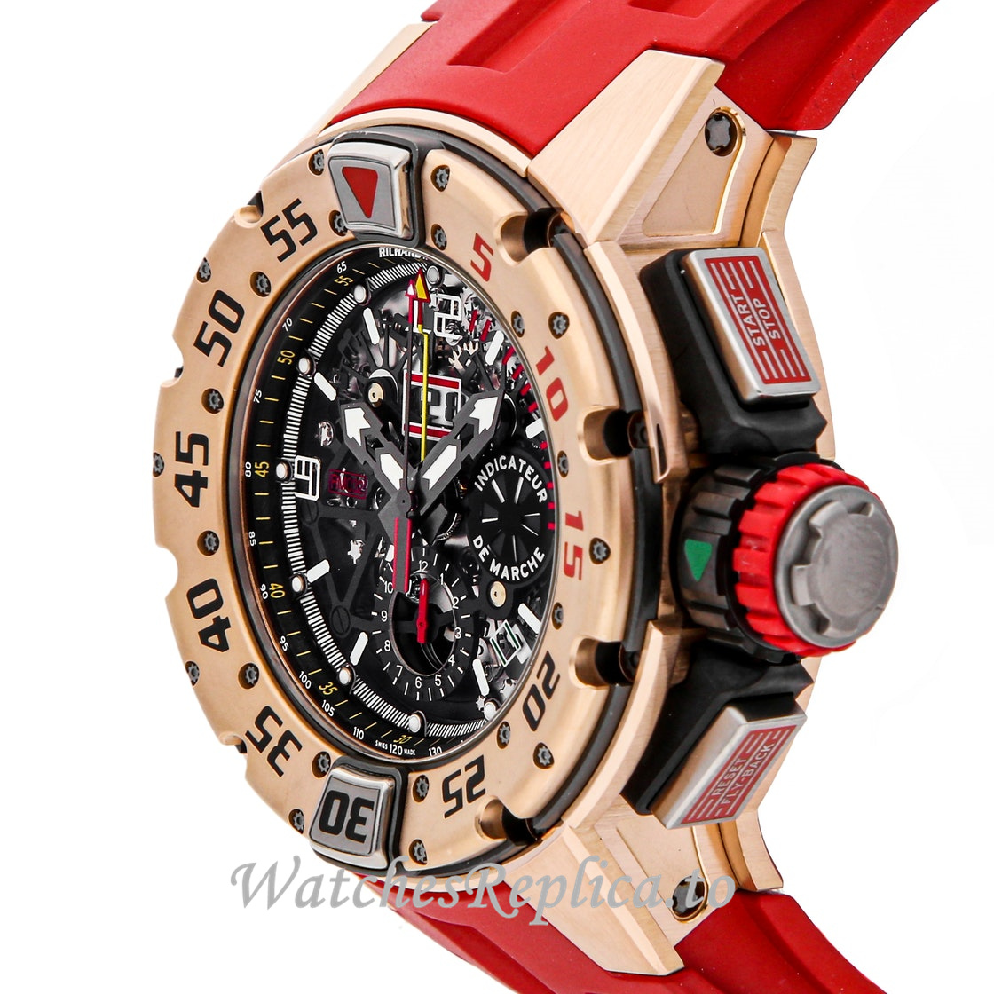 Replica Richard Mille RM 032 RM 032 RG 50MM Mens Watch - WatchesReplica.is
