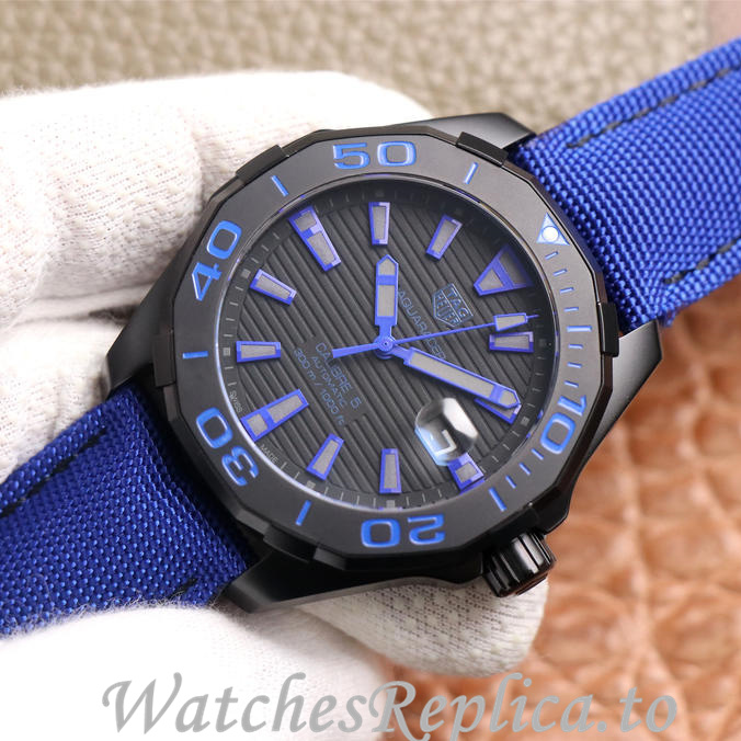 Tag Heuer Replica Aquaracer Canvas strap 43MM - WatchesReplica.is